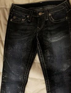 NWT True Religion Light Sequin Jean